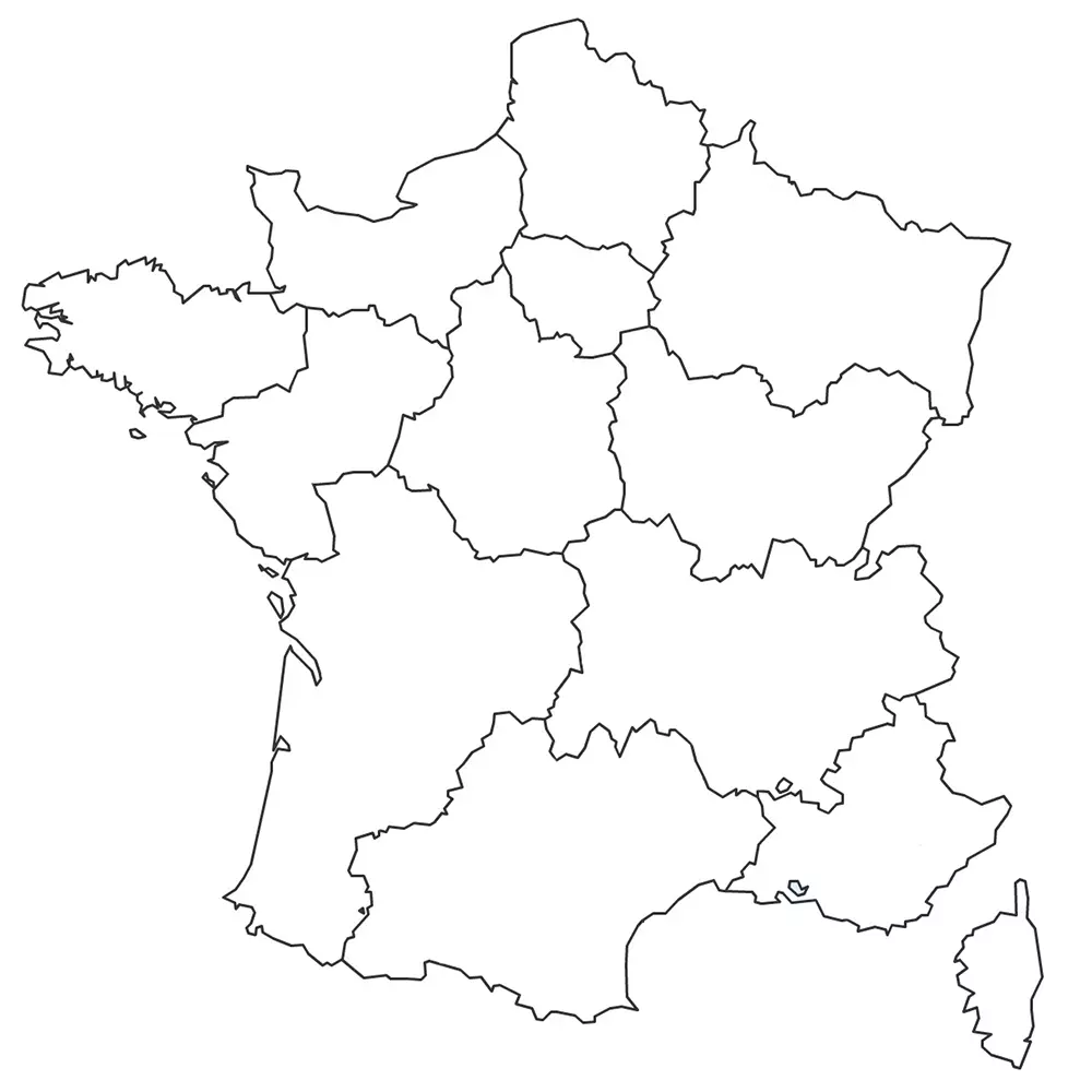 Carte de la France